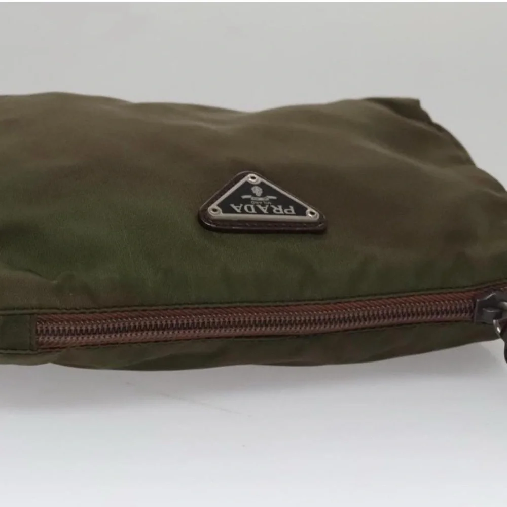 Prada Khaki Green Toiletry Bag- Large AUTHENTIC - Picture 7 of 10